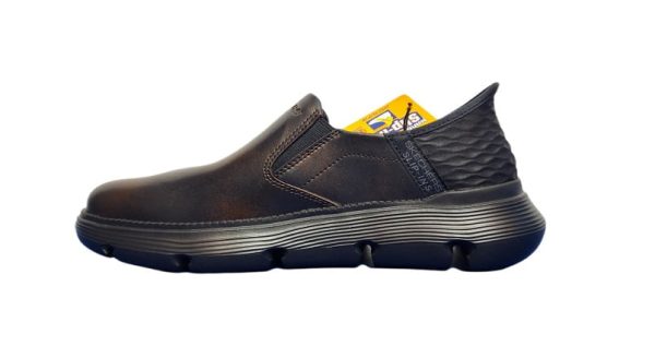 کفش چرم مردانه اسکچرز مدل  SKECHERS 205061-dkbr - تصویر 2