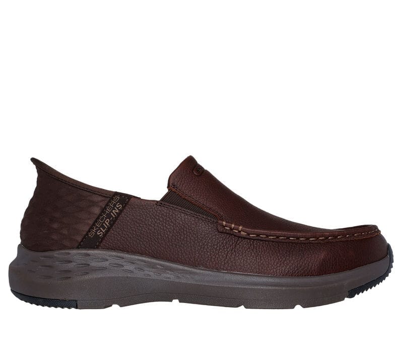 مدل کفش :Skechers Slip-ins Relaxed Fit: Parson - Oswin کفش مردانه اسکچرز مدل SKECHERS 204866-RDBR