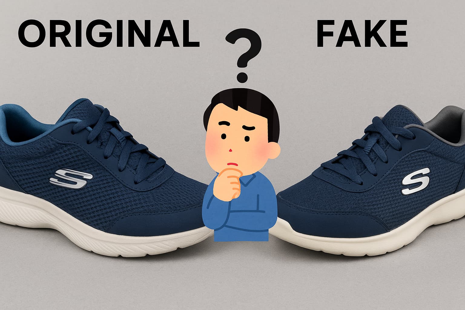 راهنمای تشخیص کفش اسکچرز (اسکیچرز) اورجینال اصل از کپی و فیک (تقلبی)