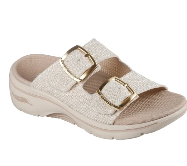 دمپایی زنانه اسکچرز SKECHERS GOWALK 140871-NAT - تصویر 3