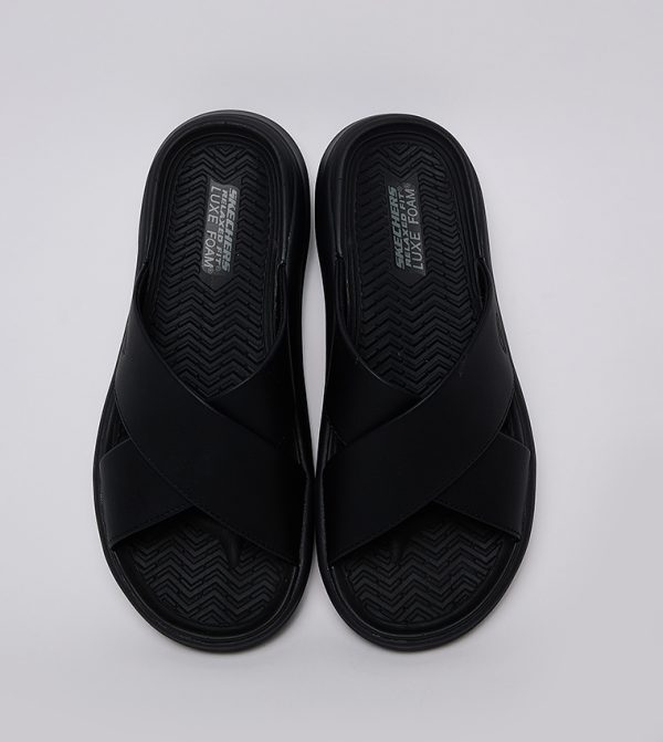 دمپایی مردانه اسکچرز مدل SKECHERS 205627/BBK