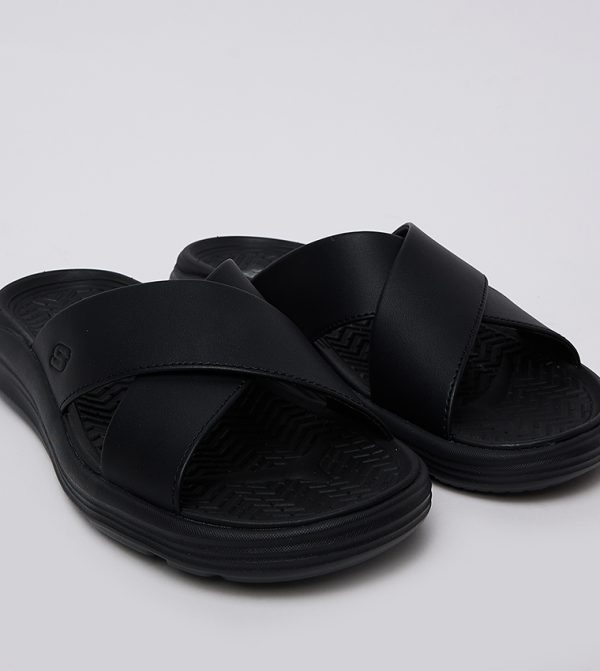 دمپایی مردانه اسکچرز مدل SKECHERS 205627/BBK