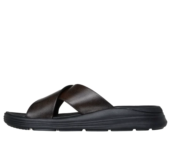 دمپایی مردانه اسکچرز مدل SKECHERS 205627/DKBR