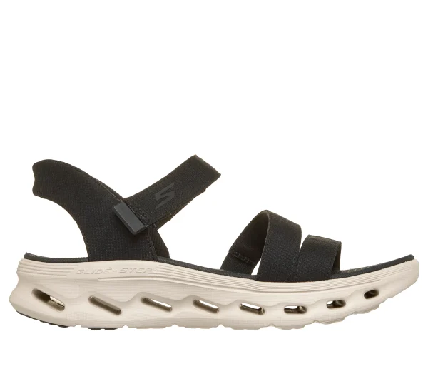 صندل زنانه اسکچرز SKECHERS Slip-ins GO WALK 141269/BKW صندل زنانه اسکچرز SKECHERS Slip-ins GO WALK 141269/BKW
