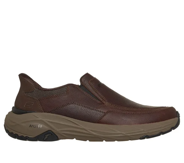 کفش مردانه اسکچرز Skechers Slip-ins Relaxed Fit: Arch Fit 205796/RDBR کفش مردانه اسکچرز Skechers Slip-ins Relaxed Fit: Arch Fit 205796/RDBR
