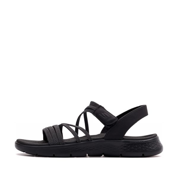 صندل زنانه اسکچرز Skechers Go Walk Flex 141473/BKGY