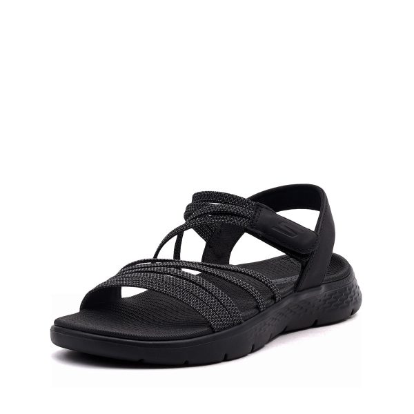 صندل زنانه اسکچرز Skechers Go Walk Flex 141473/BKGY