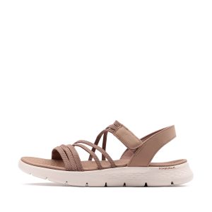 صندل زنانه اسکچرز Skechers Go Walk Flex 141473/TAN