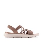 صندل زنانه اسکچرز Skechers Go Walk Flex 141473/TAN