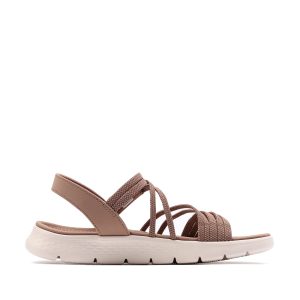 صندل زنانه اسکچرز Skechers Go Walk Flex 141473/TAN