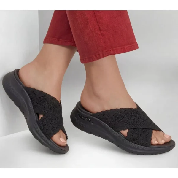 دمپایی زنانه اسکچرز SKECHERS ARCH-FIT 164079/BBK