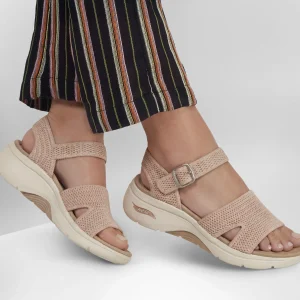 صندل زنانه اسکچرز  SKECHERS GO WALK Arch Fit 2.0 - Sage 140840/TAN