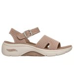صندل زنانه اسکچرز  SKECHERS GO WALK Arch Fit 2.0 - Sage 140840/TAN