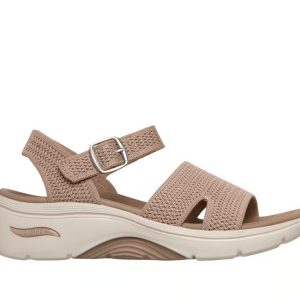 صندل زنانه اسکچرز  SKECHERS GO WALK Arch Fit 2.0 - Sage 140840/TAN