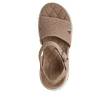 صندل زنانه اسکچرز  SKECHERS GO WALK Arch Fit 2.0 - Sage 140840/TAN
