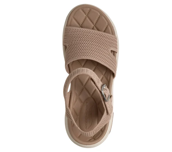 صندل زنانه اسکچرز  SKECHERS GO WALK Arch Fit 2.0 - Sage 140840/TAN