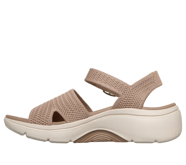 صندل زنانه اسکچرز  SKECHERS GO WALK Arch Fit 2.0 - Sage 140840/TAN