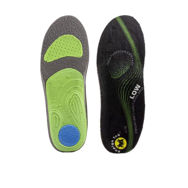 کفی طبی ورزشی پاپیا متناسب با قوس کوتاه پا Sport Low Arch